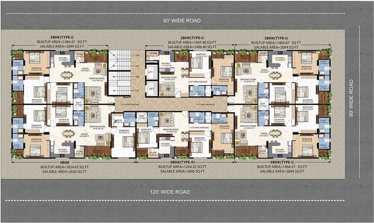 floor plan shubh arena